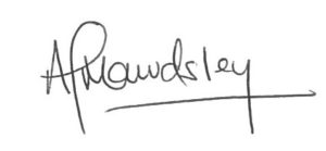 Andrew Mawdsley's signature
